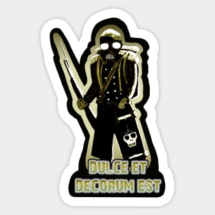 Dulce et decorum est Sticker